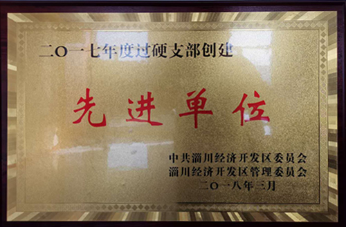 2017年度過硬支部創（chuàng）建先進（jìn）單位